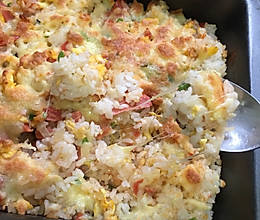 芝士焗米饭的做法