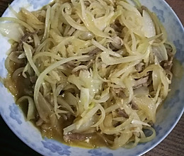 洋葱炒肉丝的做法