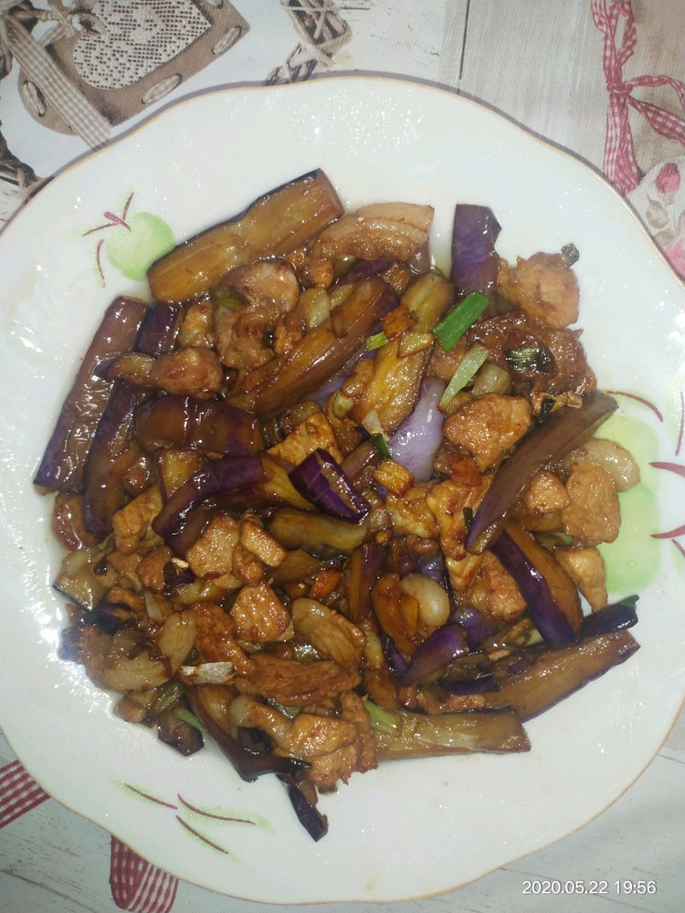 简单易学【茄子炒肉】的做法