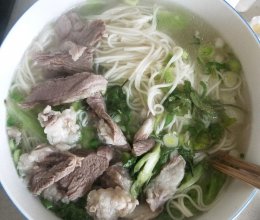 清汤羊肉面的做法