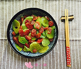莴苣炒香肠#宴客拿手菜#的做法
