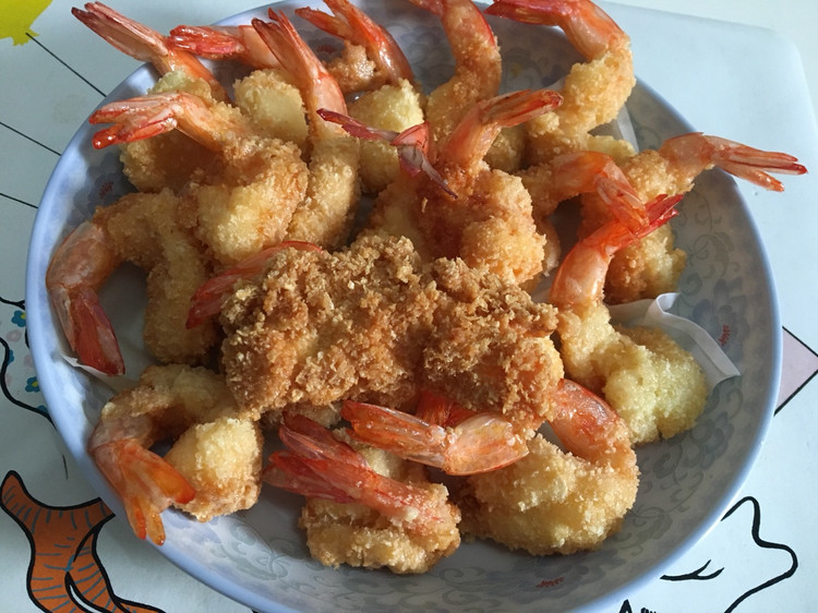 炸虾的做法