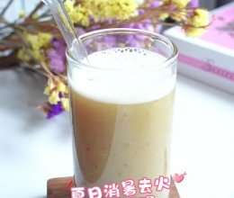 #皇后红玫瑰花式做法#苹果绿豆百合饮的做法