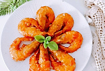 蒜香茄汁大虾的做法