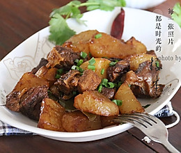 白萝卜炖牛腩-无肉不欢的做法