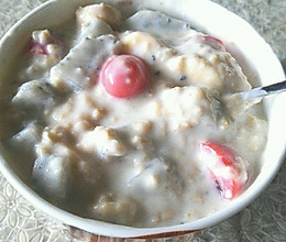 水果燕麦早餐的做法