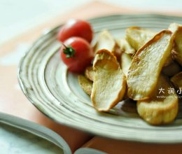 杏鲍菇原味香片#一起吃西餐#的做法