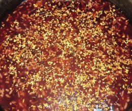 红豆桂花酒酿的做法