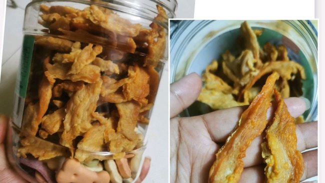自制狗零食 鸡胸肉干的做法