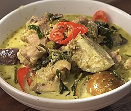 泰国绿咖喱鸡肉的做法
