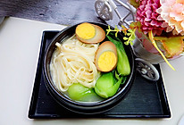 青菜卤蛋面的做法