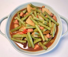 #LG御见美好食光#红烧肉炖豆角土豆的做法