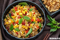 九层塔炒饭|懒人饭的做法