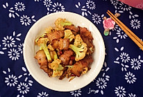 干煸菜花五花肉#利仁火锅节#的做法