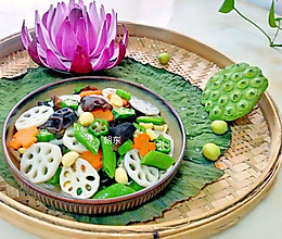 #夏日开胃餐#荷塘小炒的做法