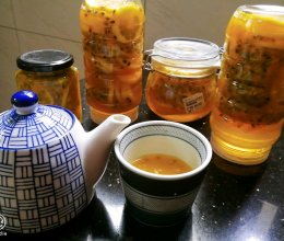 柠檬百香果蜂蜜茶的做法