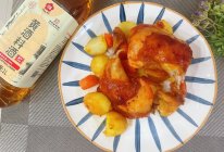 #红梅黄酒料酒家宴争霸赛#低脂餐!奥尔良烤鸡全腿的做法