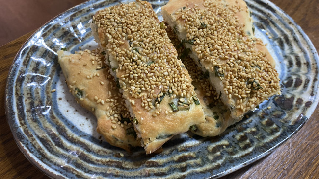 葱香薄饼的做法