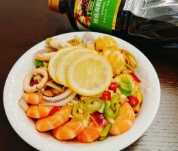 捞汁小海鲜的做法