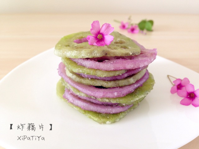 炸藕片的做法