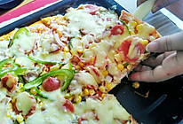 培根热狗披萨(自制披萨皮)的做法