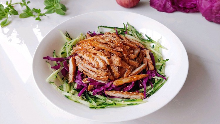 香煎辣肉拌菜丝的做法