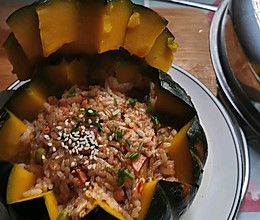 贝贝南瓜炒饭(懒惰癌患者版)的做法