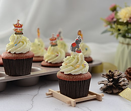 红丝绒奶油海绵小蛋糕的做法