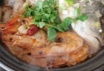 砂锅鲈鱼虾煲#来诺辉京东 解锁“胃”来资产#的做法