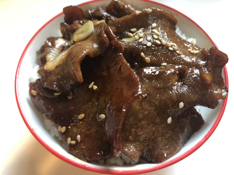 牛舌盖饭的做法