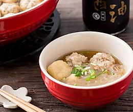 肉丸油豆腐粉丝汤的做法