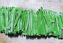 菠菜面的做法