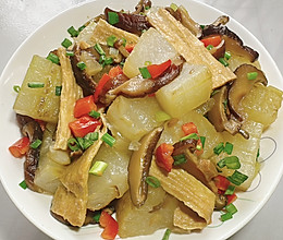 #李锦记X豆果 夏日轻食美味榜# 冬瓜炒腐竹的做法