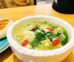 #鸡汁入家宴 感恩正当“食”#野菜鸡蛋汤的做法