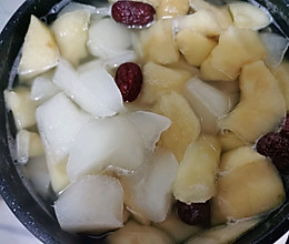 川贝苹果炖梨的做法