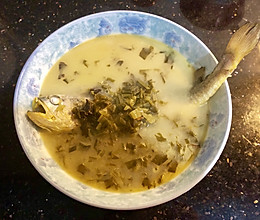 咸菜黄鱼汤的做法