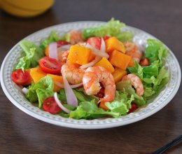 #浪漫七夕 共度“食”光#酸甜开胃的芒果虾仁沙拉的做法