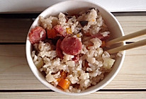 电饭锅香肠土豆焖饭的做法