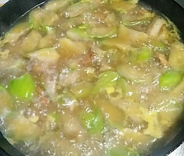 丝瓜滑肉羹的做法