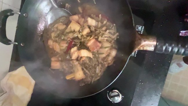 干豆角焖红烧肉的做法