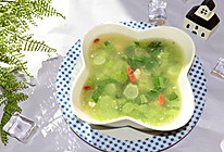 家常菜-青菜钵（青菜肉末汤）的做法