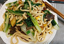 炒乌冬面的做法