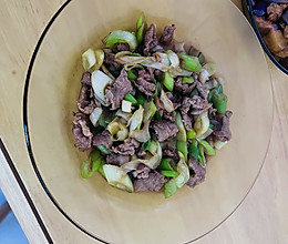 大葱牛肉的做法