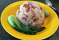 香肠焖饭的做法