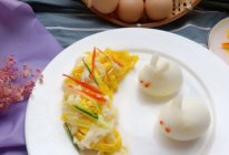 凉拌双色蛋皮的做法