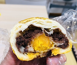 无需松弛的麻薯蛋黄酥的做法