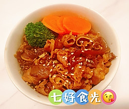 好吃到舔碗儿~~~牛肉饭的做法