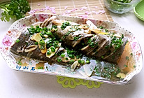 葱油海鲈鱼#春天不减肥、夏天肉堆堆#的做法