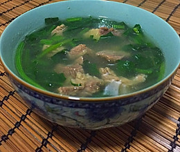 牛肉菠菜汤的做法