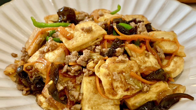 红烧肉末豆腐 #就是红烧吃不腻！的做法